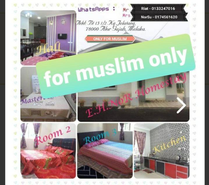 Nor Su Homestay Alor Gajah Extérieur photo